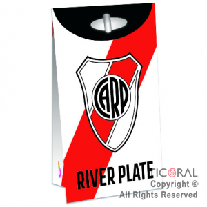 RIVER BOLSA PAPEL CON CIERRE x 8